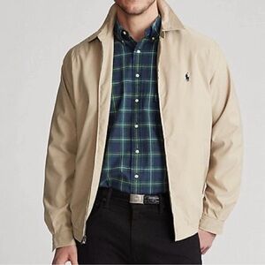 POLO by RALPH LAUREN • Tan Lightweight Beige/Tan XLT Tall Jacket Almost New